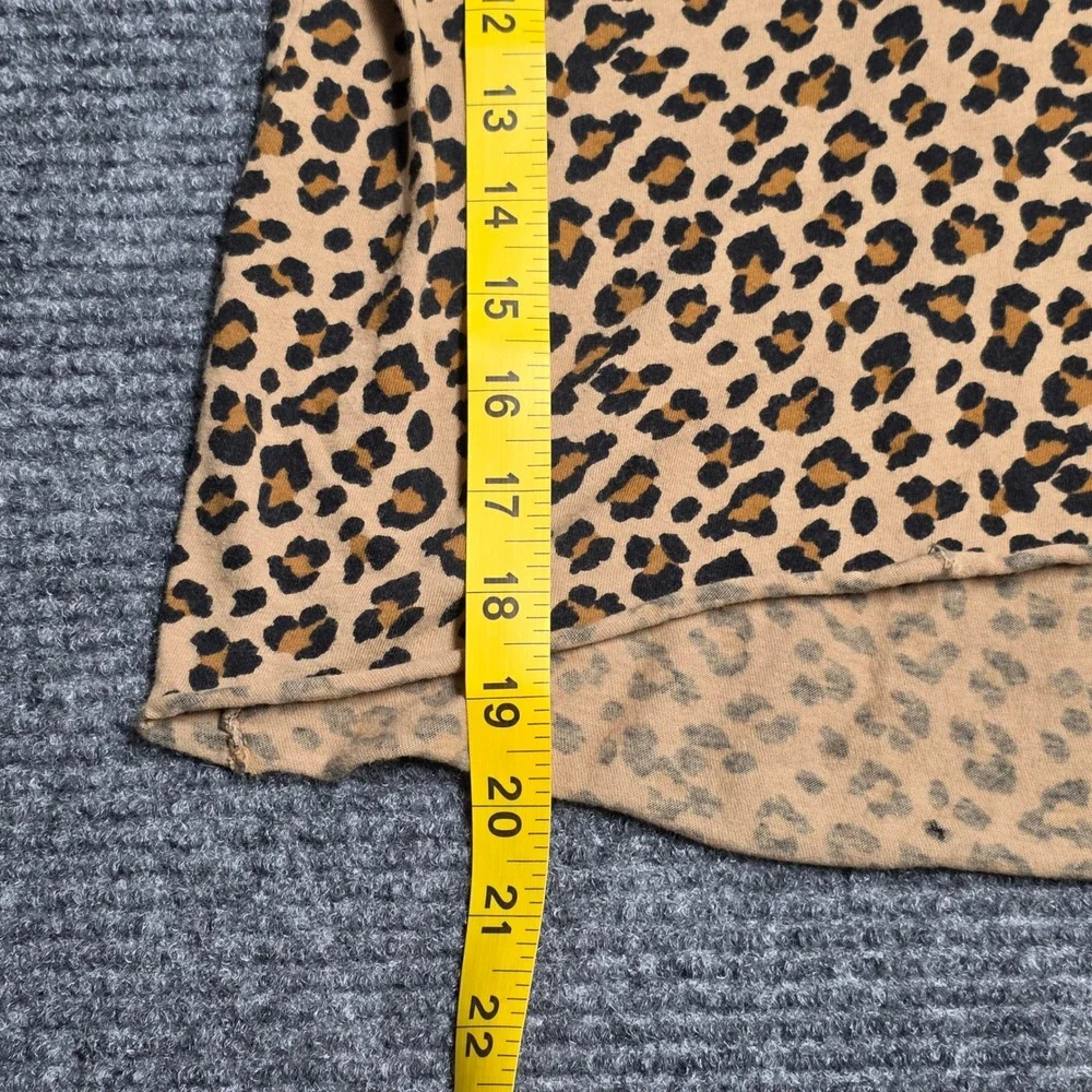 Old Navy Leopard Print Pajama Set Softest Tee and Leggings‎ Girl's Size XL 14-16